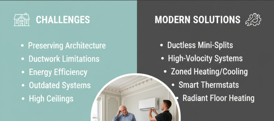 Trenton historic home HVAC