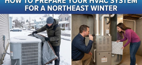 winter HVAC prep Northeast