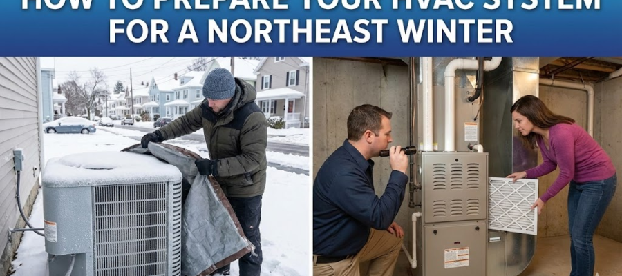 winter HVAC prep Northeast