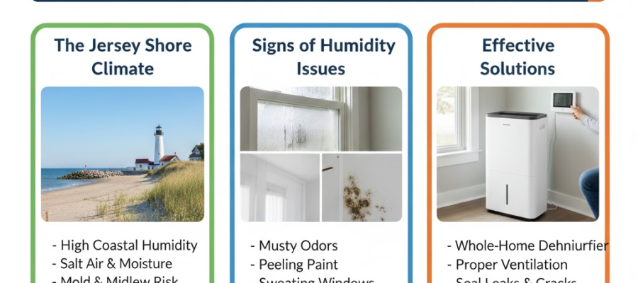 How to Deal with Humidity Problems in Jersey Shore Homes?