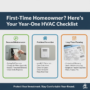 First-Time Homeowner? Here's Your Year-One HVAC Checklist