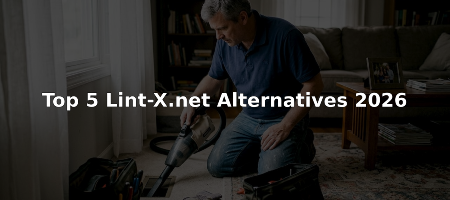 Technician cleaning air duct in home living room