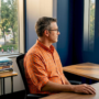 Facility manager reviewing office ventilation system