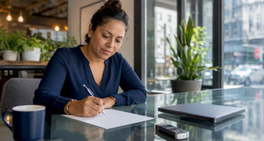 Property manager writing tenant complaint response