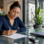 Property manager writing tenant complaint response