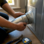 Hand connecting rigid dryer vent duct